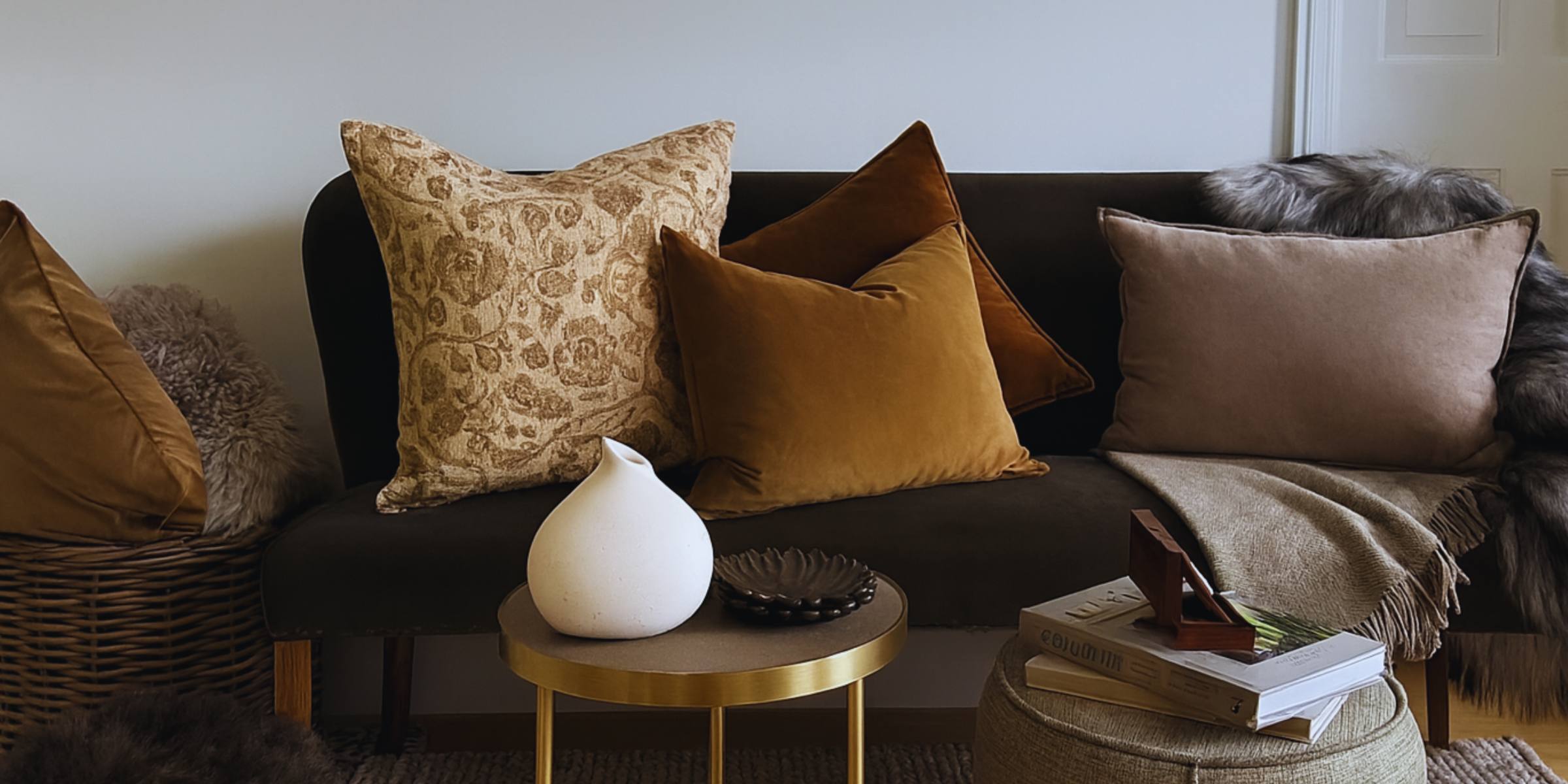 Autumn Textures: Layering Throws and Cushions