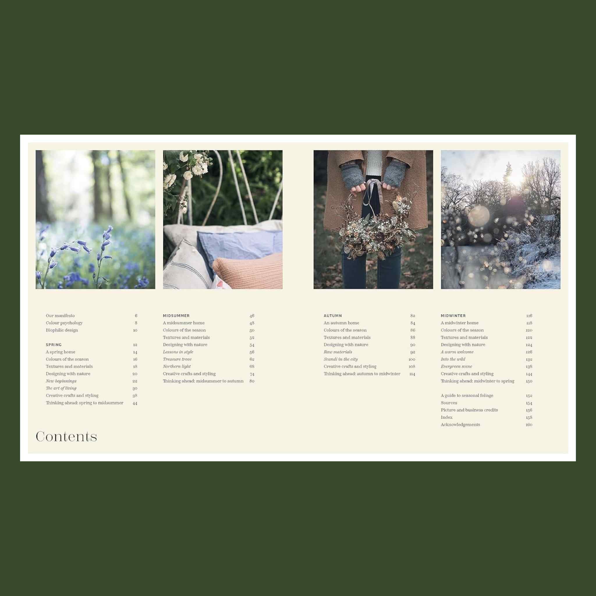 A Home for All Seasons - Contents