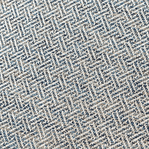 Ada Silver and Blue Jacquard Cushion