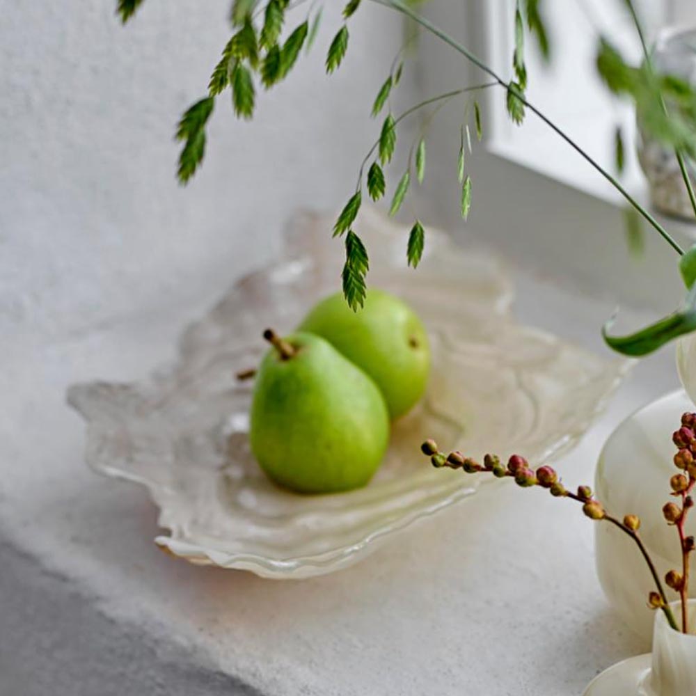 Aiku Decorative Glass Bowl - Natural