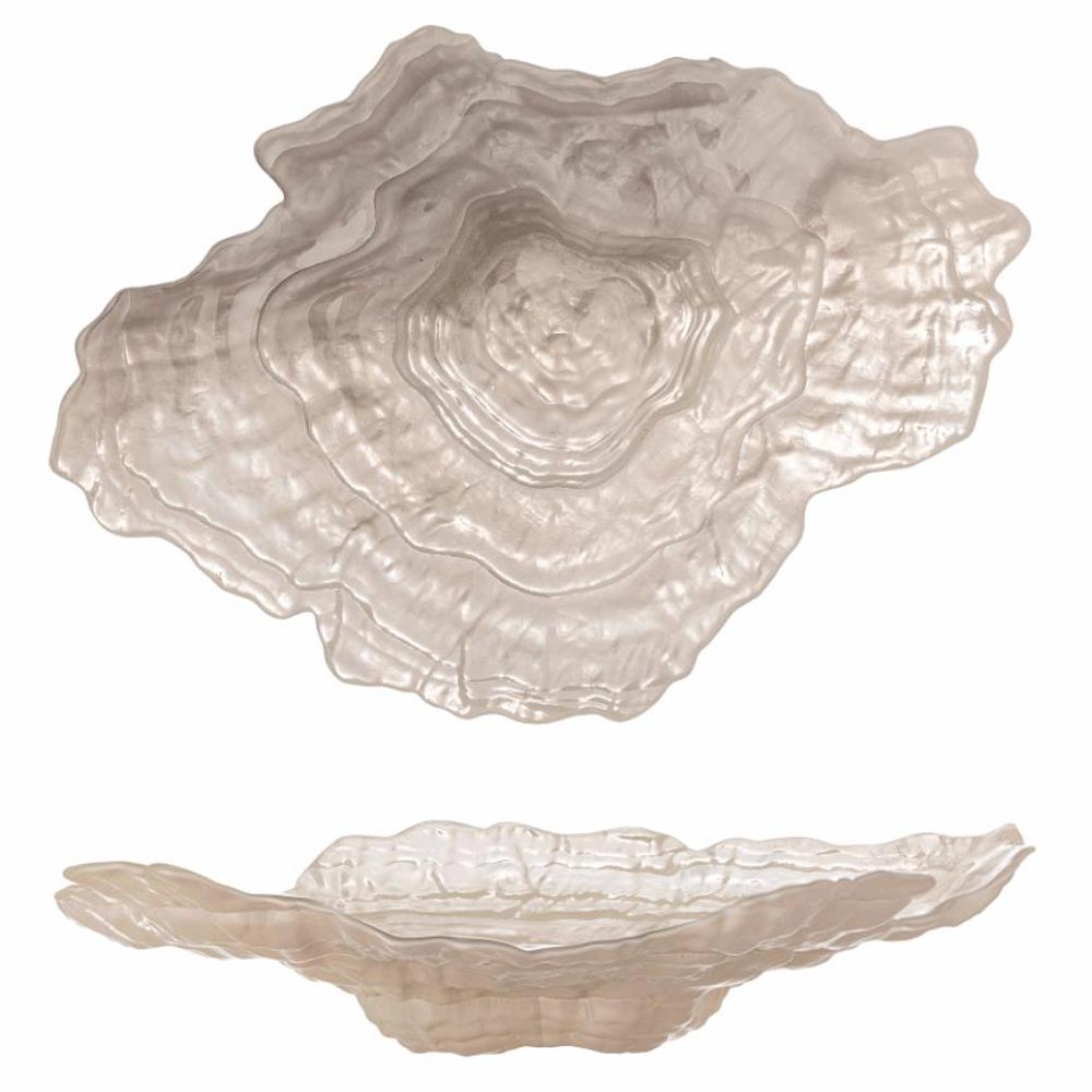 Aiku Decorative Glass Bowl - Natural