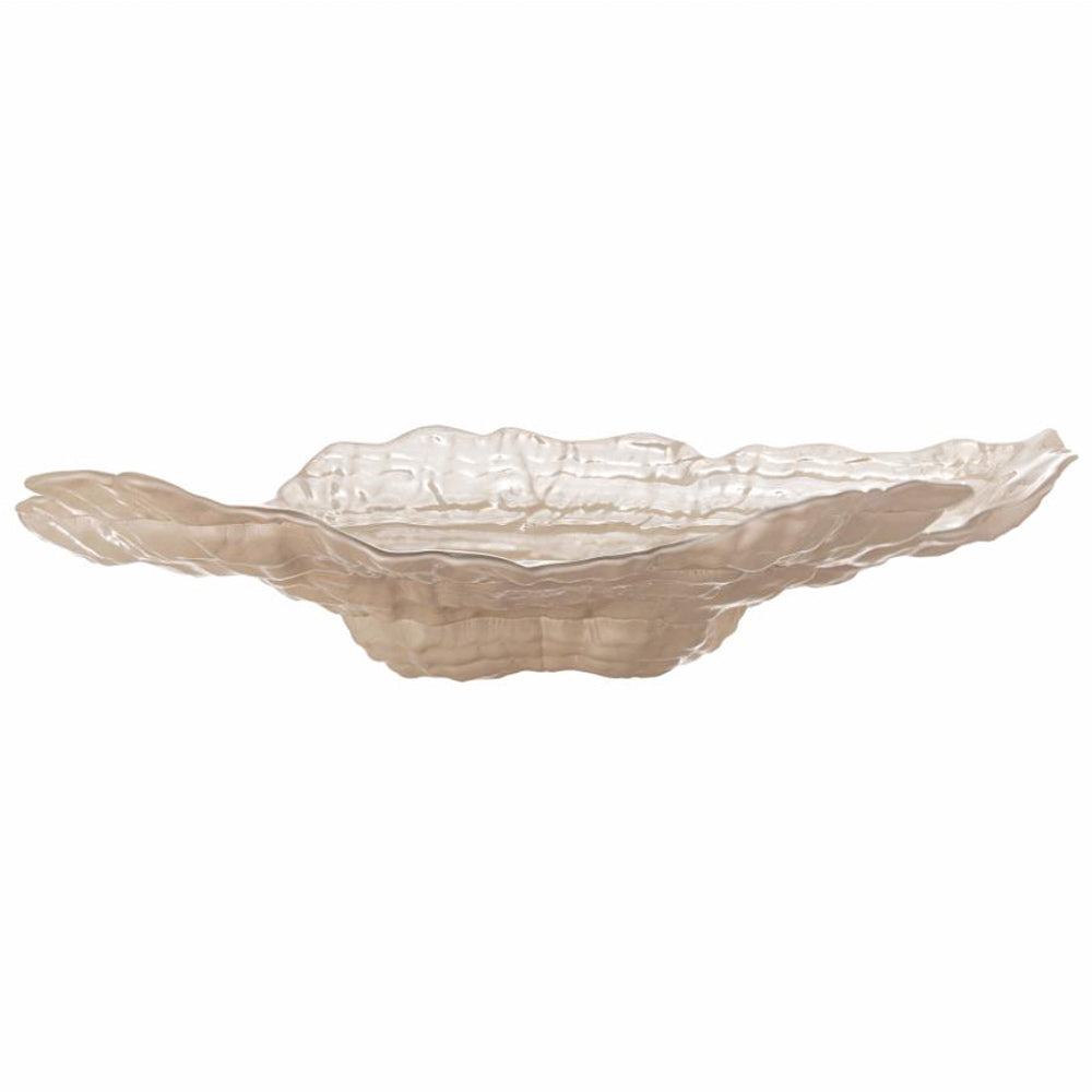 Aiku Decorative Glass Bowl - Natural