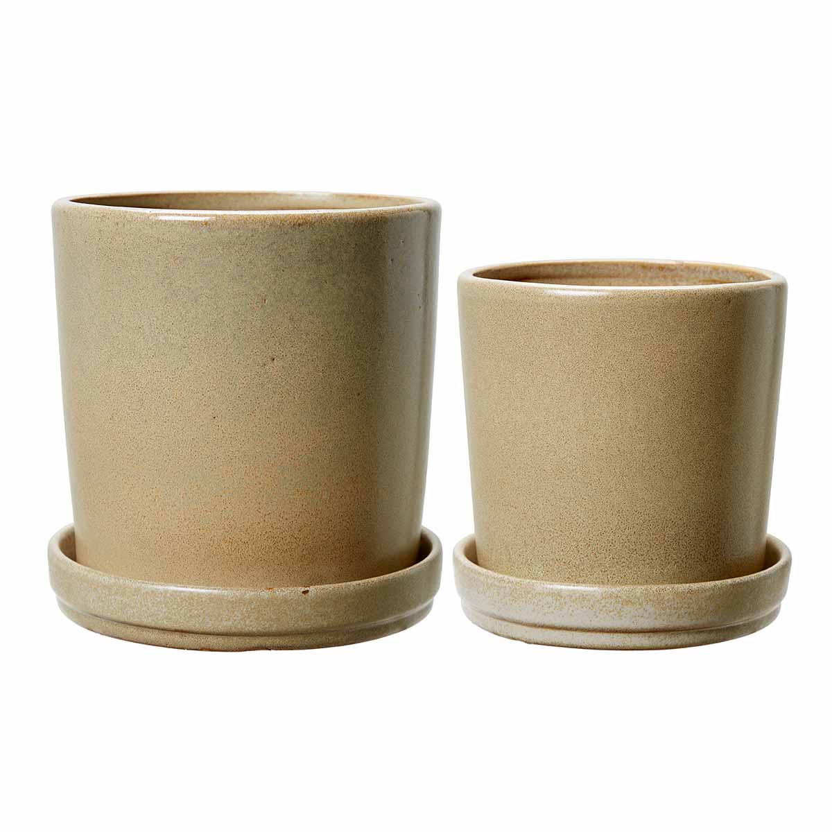 Alma Beige Melange Pot