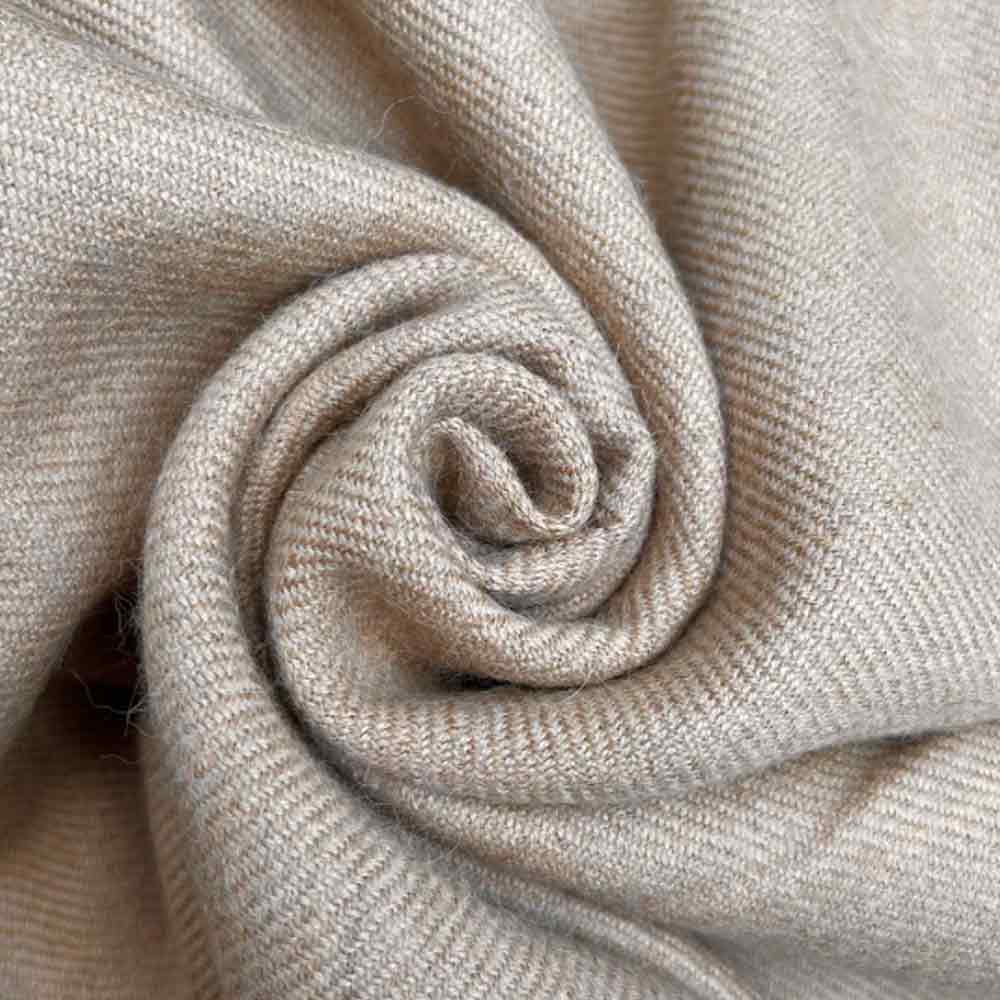 Alpaca and Merino Throw - Hazelnut - McNutt of Donegal