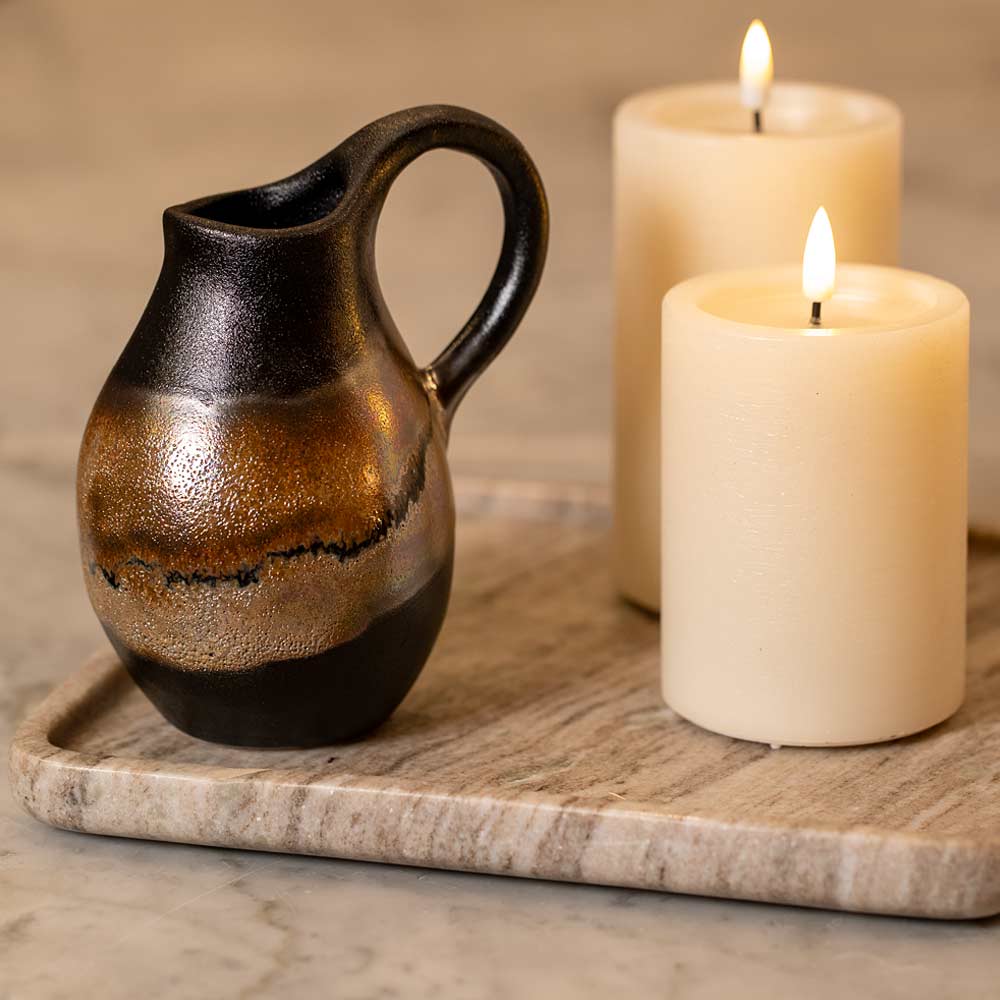 Alvena Brown Stoneware Jug