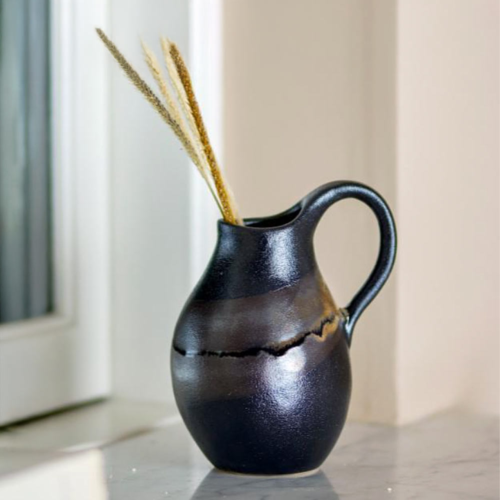 Alvena Brown Stoneware Jug