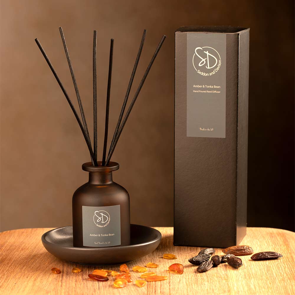 Amber and Tonka Bean, Reed Diffuser