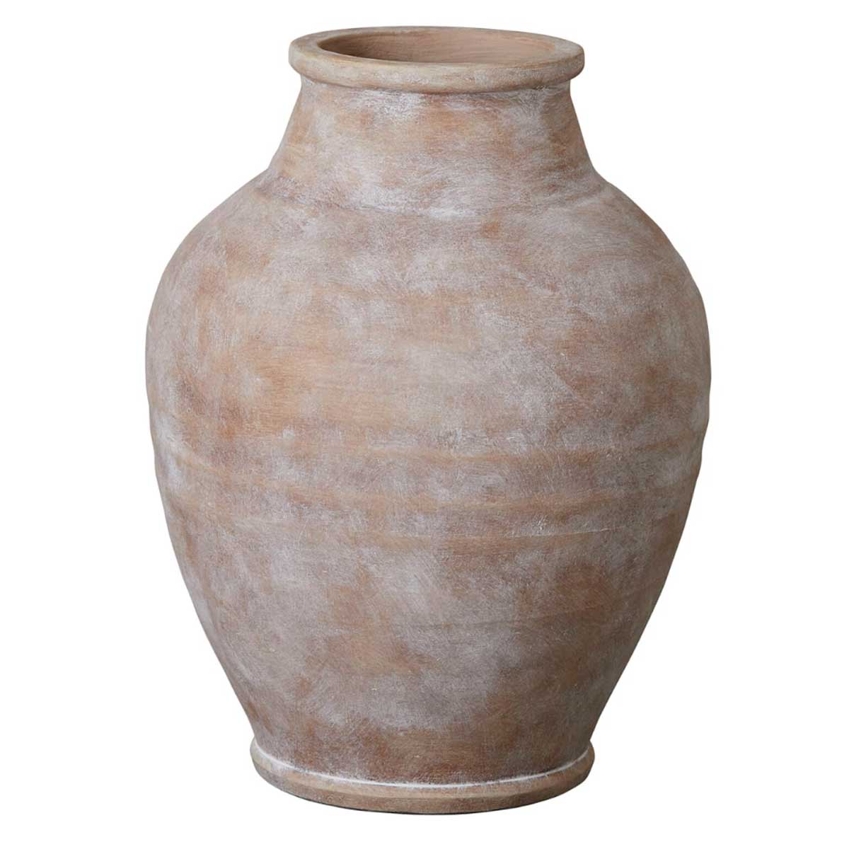 Anna Clay Vase in Antique Light Brown