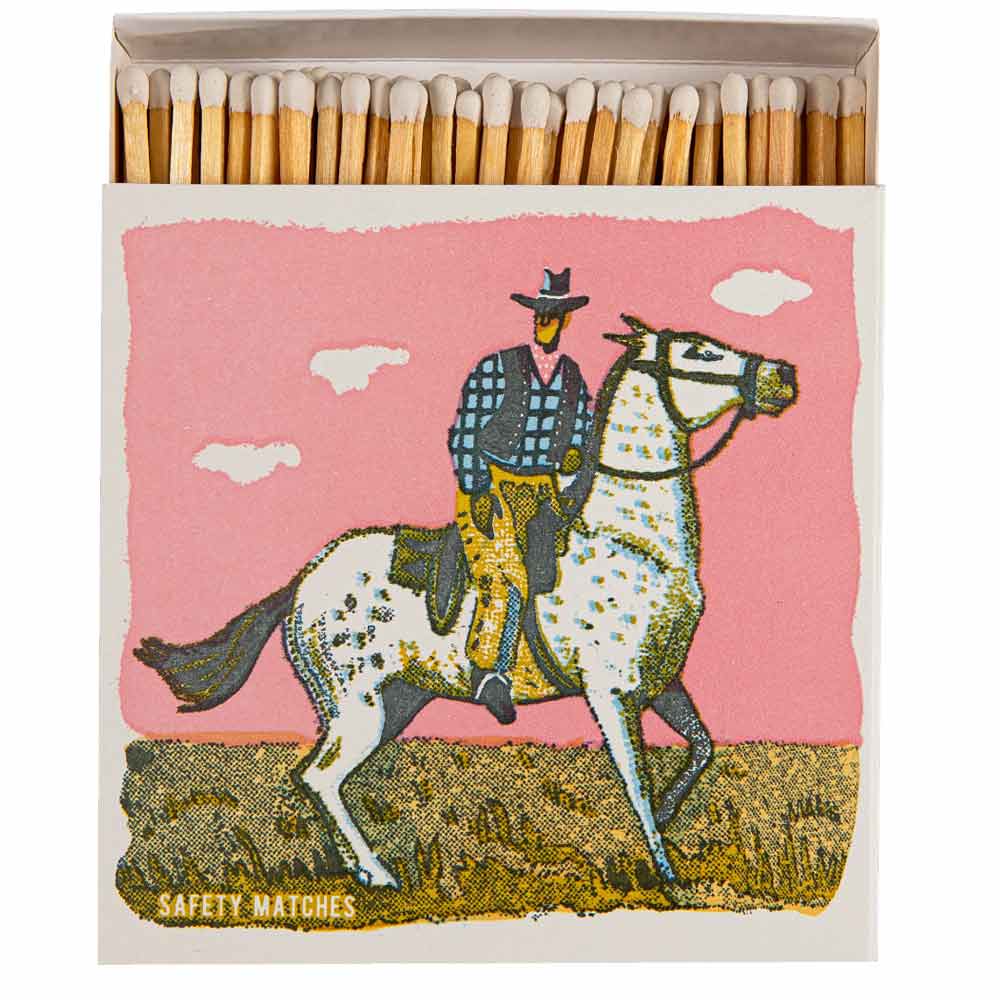 Archivist Matches - Pink Cowboy Matches