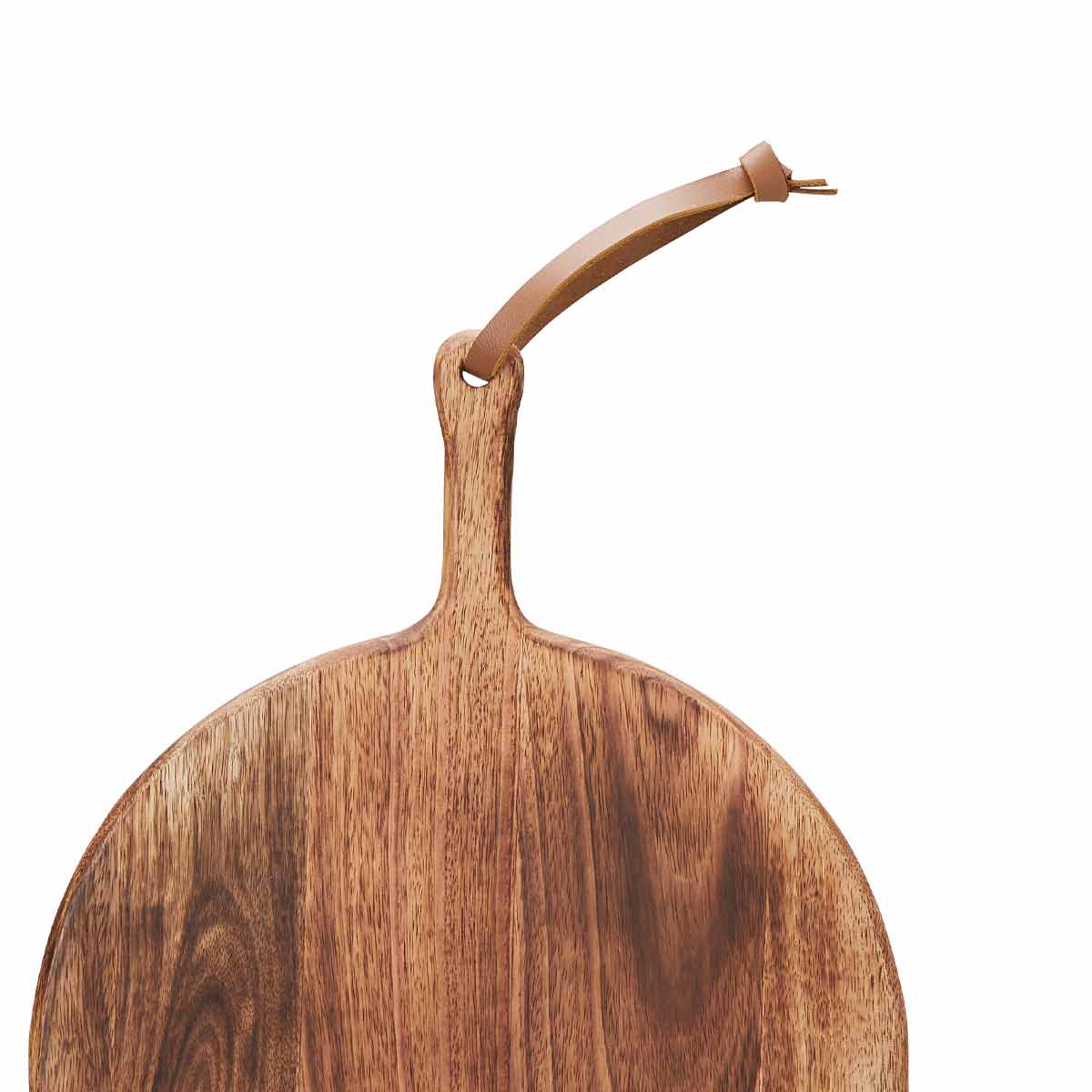 Smal Asha Round Wooden Chopping Board - Close up