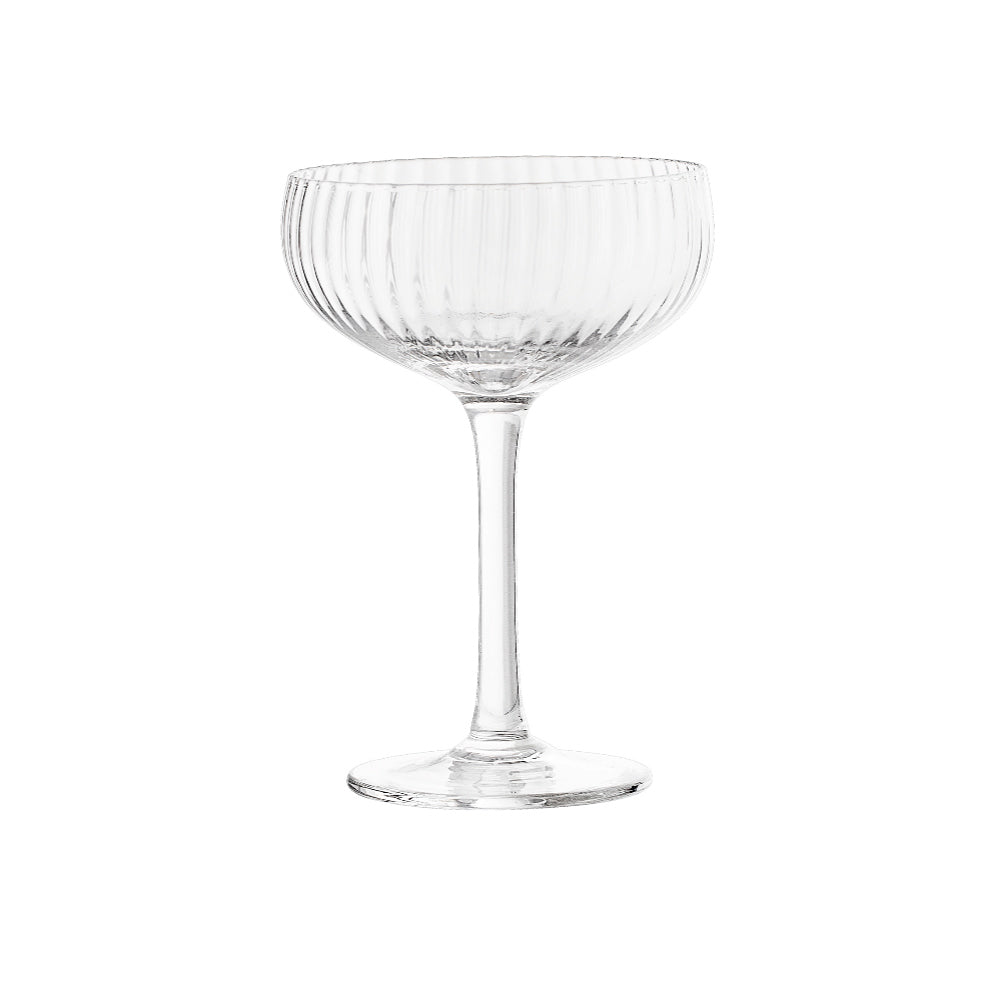 Astrid Ribbed Champagne Glass