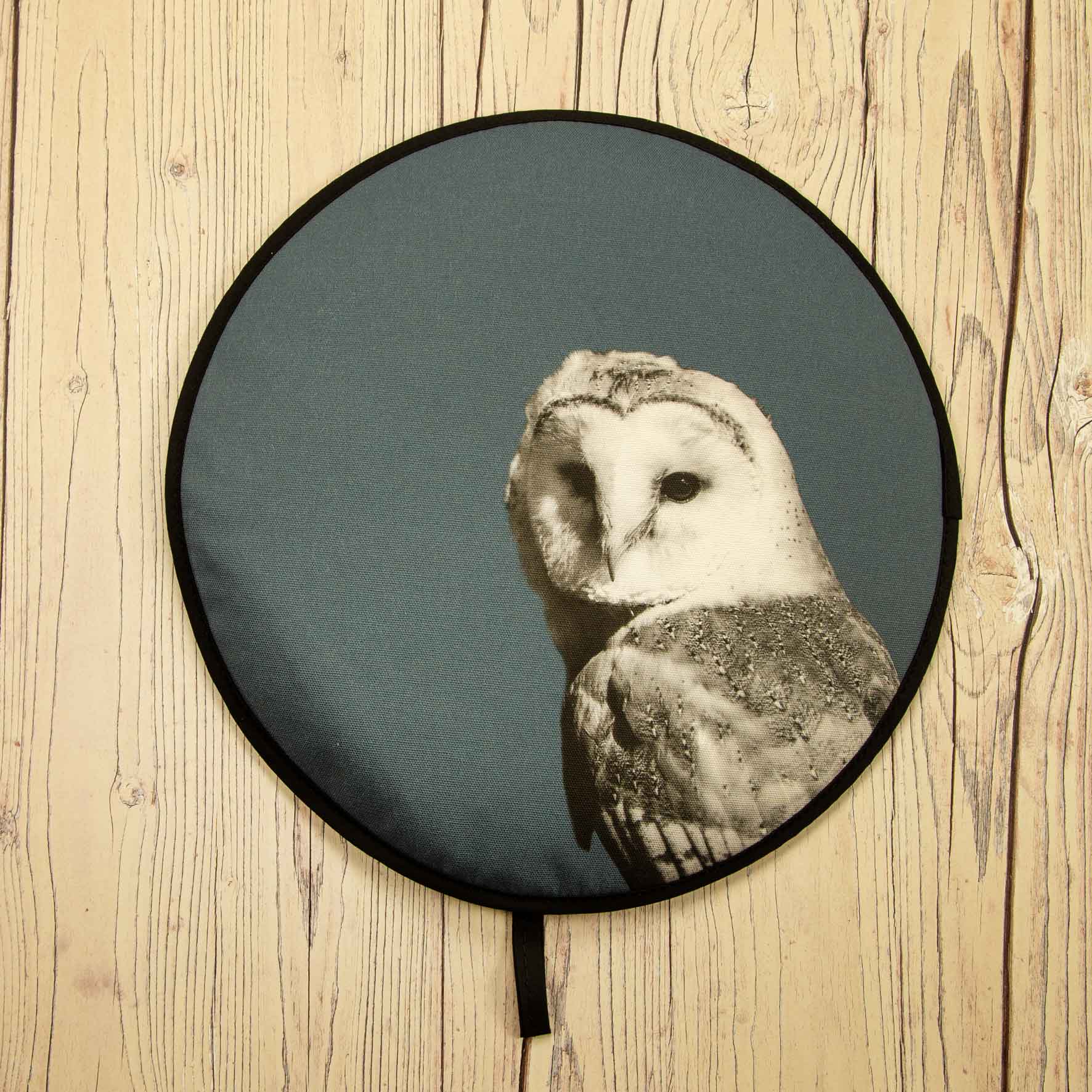 Barn Owl Chefs Pad for Aga Cooker - Steel Blue