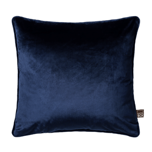 Bellini Navy Velvet Cushion - Square