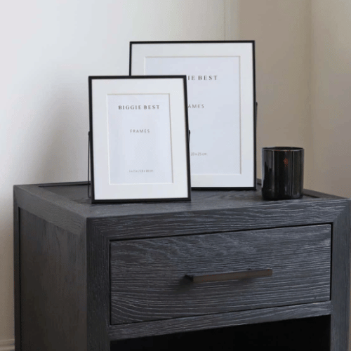 Black Metal Easel Photo Frames