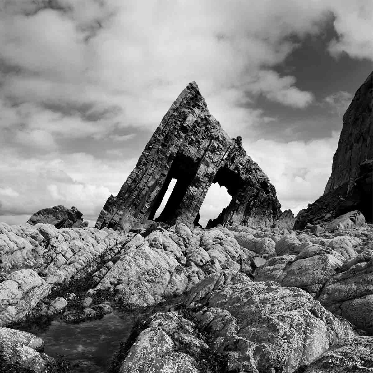 Blackchurch Rock Landscape Print, Devon