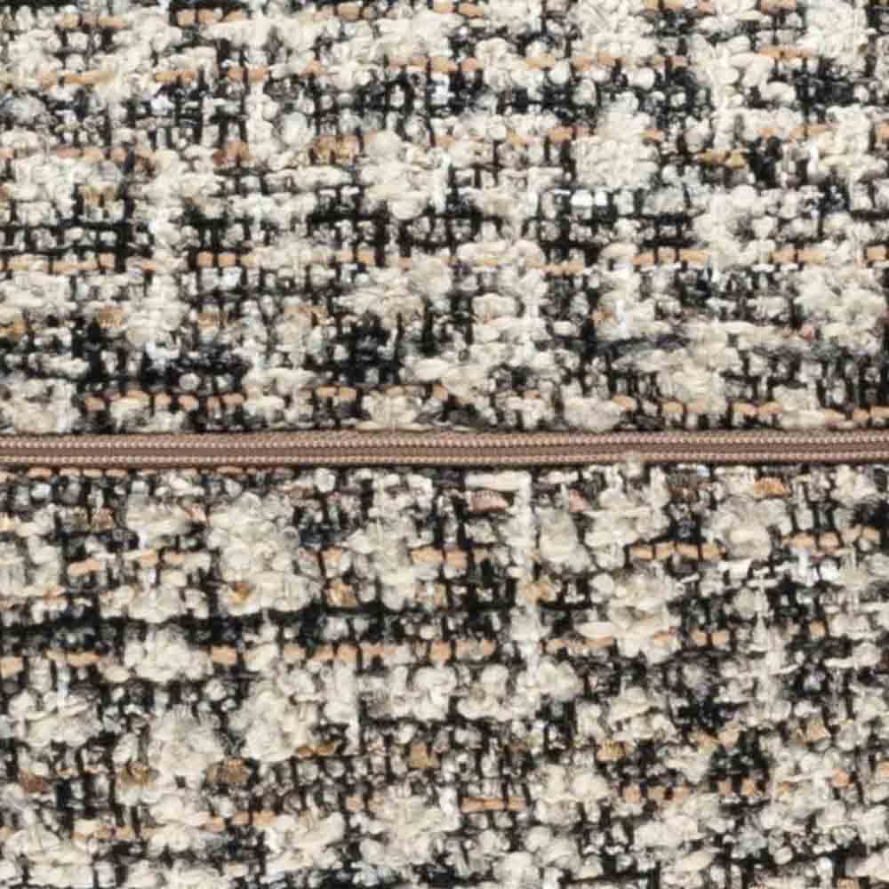 Blair Cushion in Natural and Black - Large Square