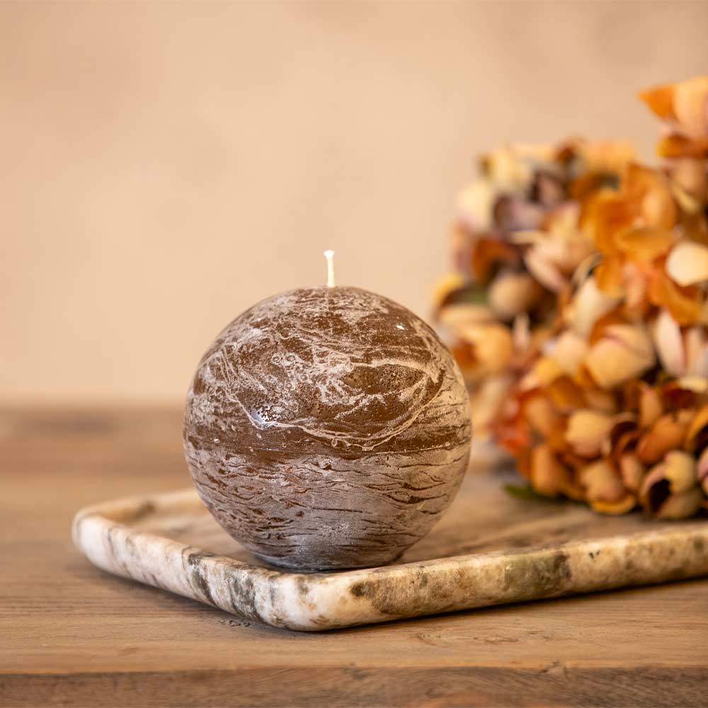 Bolo Sphere Candle - Chocolate