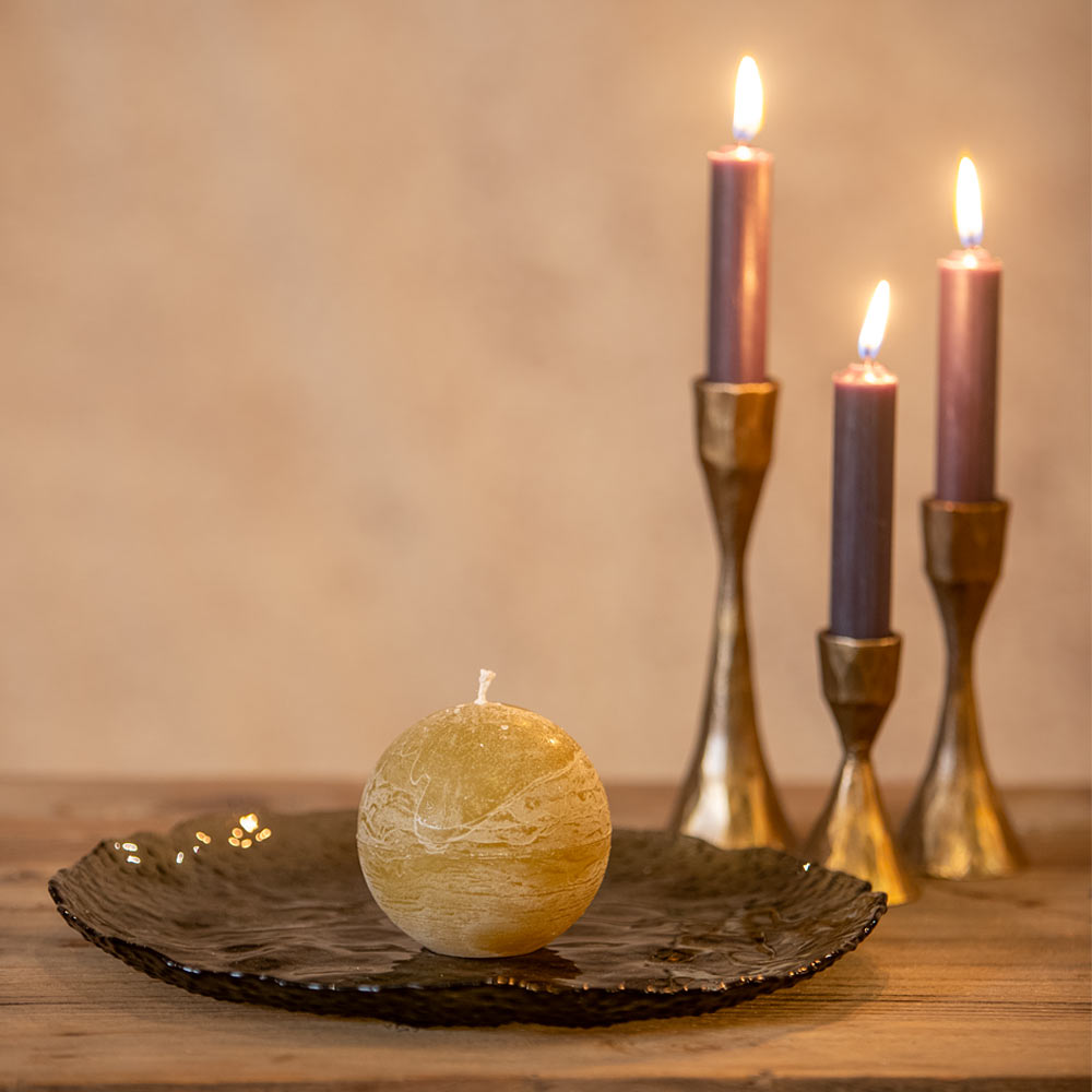 Bolo Sphere Candle - Moss Green