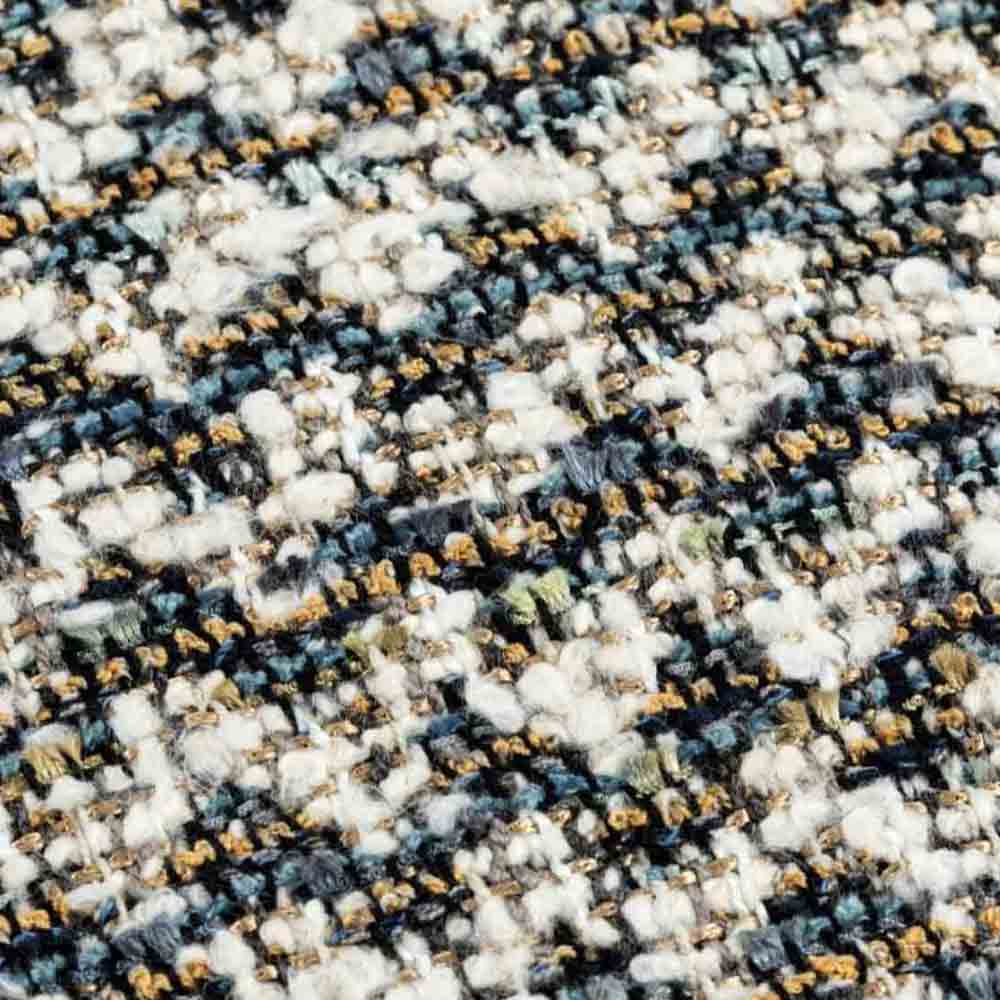 Braden Cushion in Blue and Cream - Square