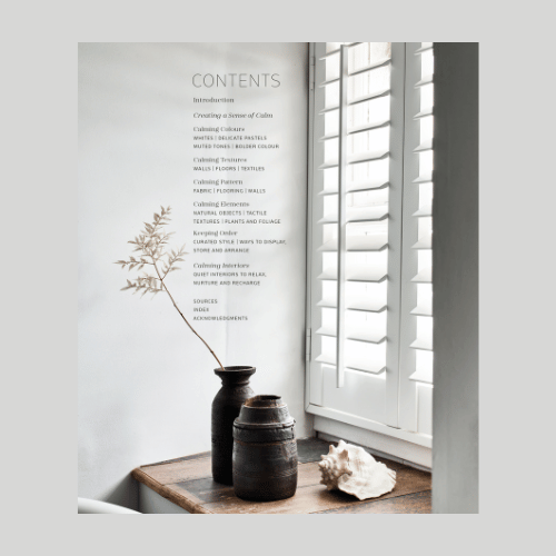 Calm - Interiors - Contents Page