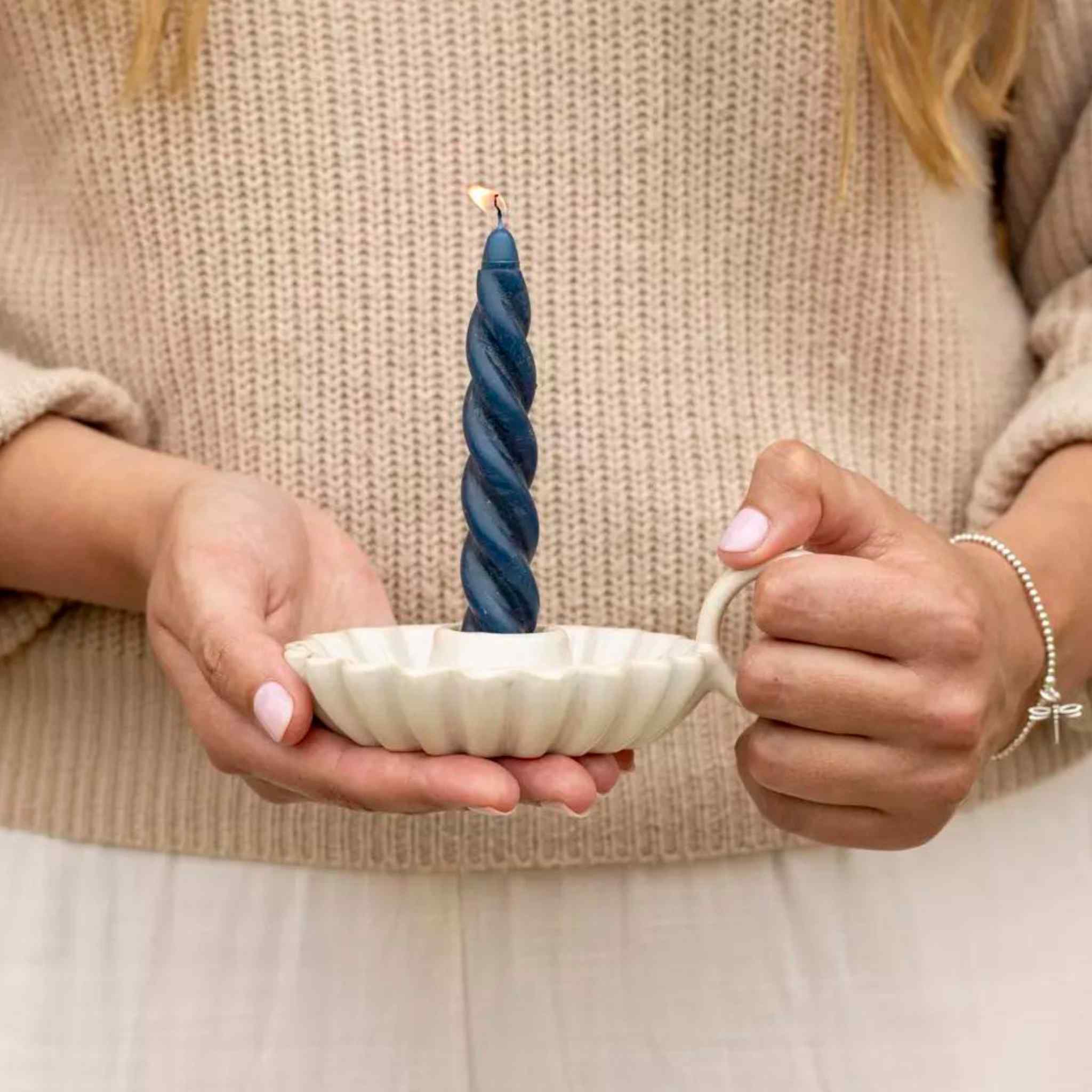 Ceramic Candle Holder - Harlyn