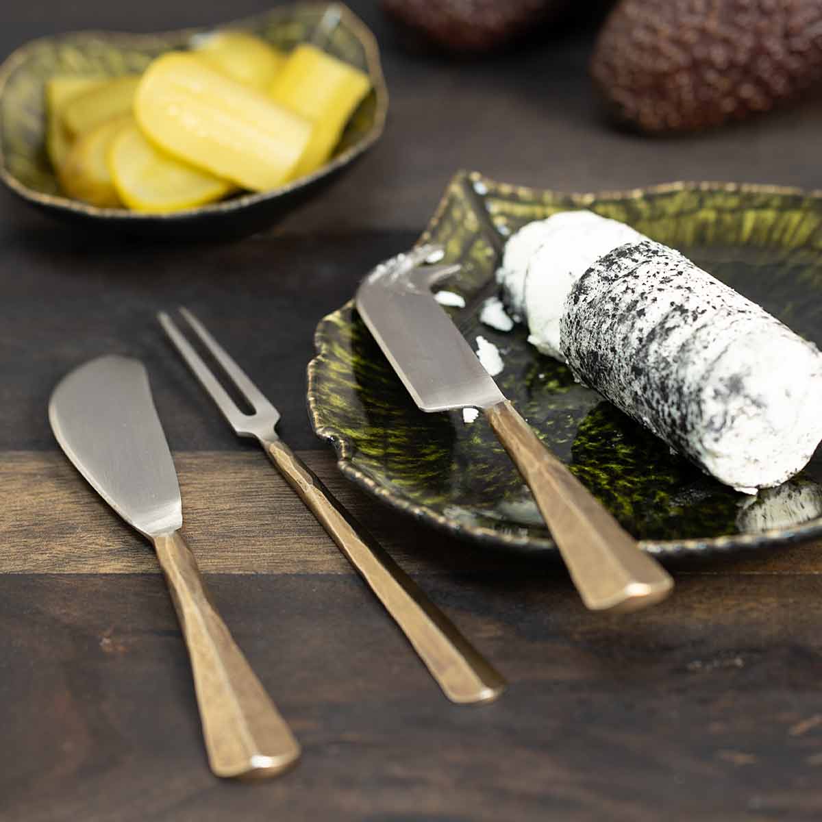 Cheese and Pickle Knife Set