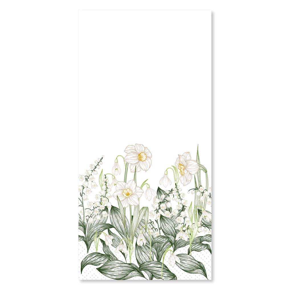 Clara Paper Napkins with Spring Flowers