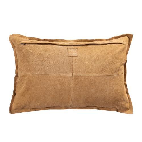 Cobie Suede Cushion Camel - Reverse - Oblong