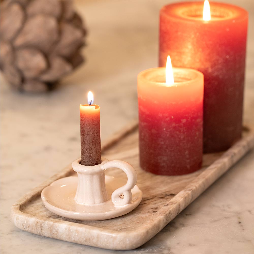 Crantock Ceramic Candle Holder