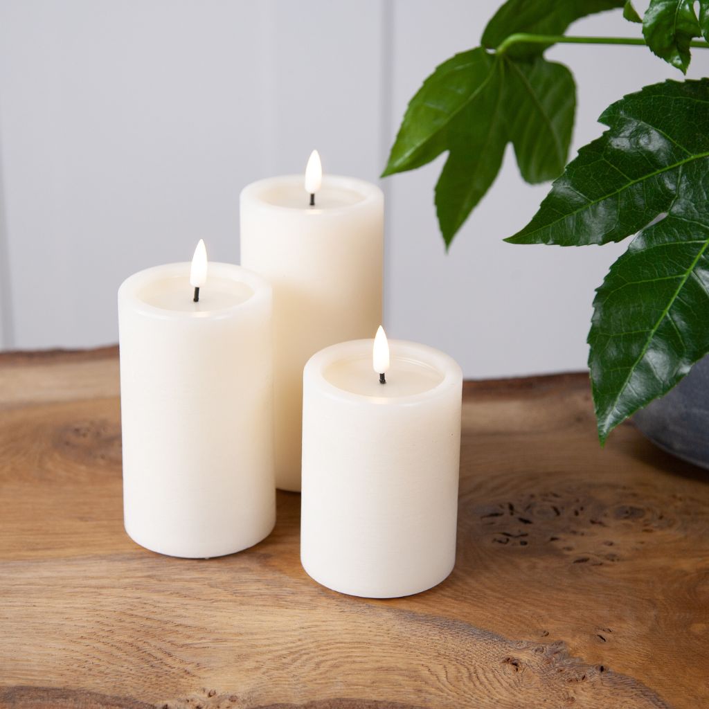 Cream LED Candles - Unique Collection