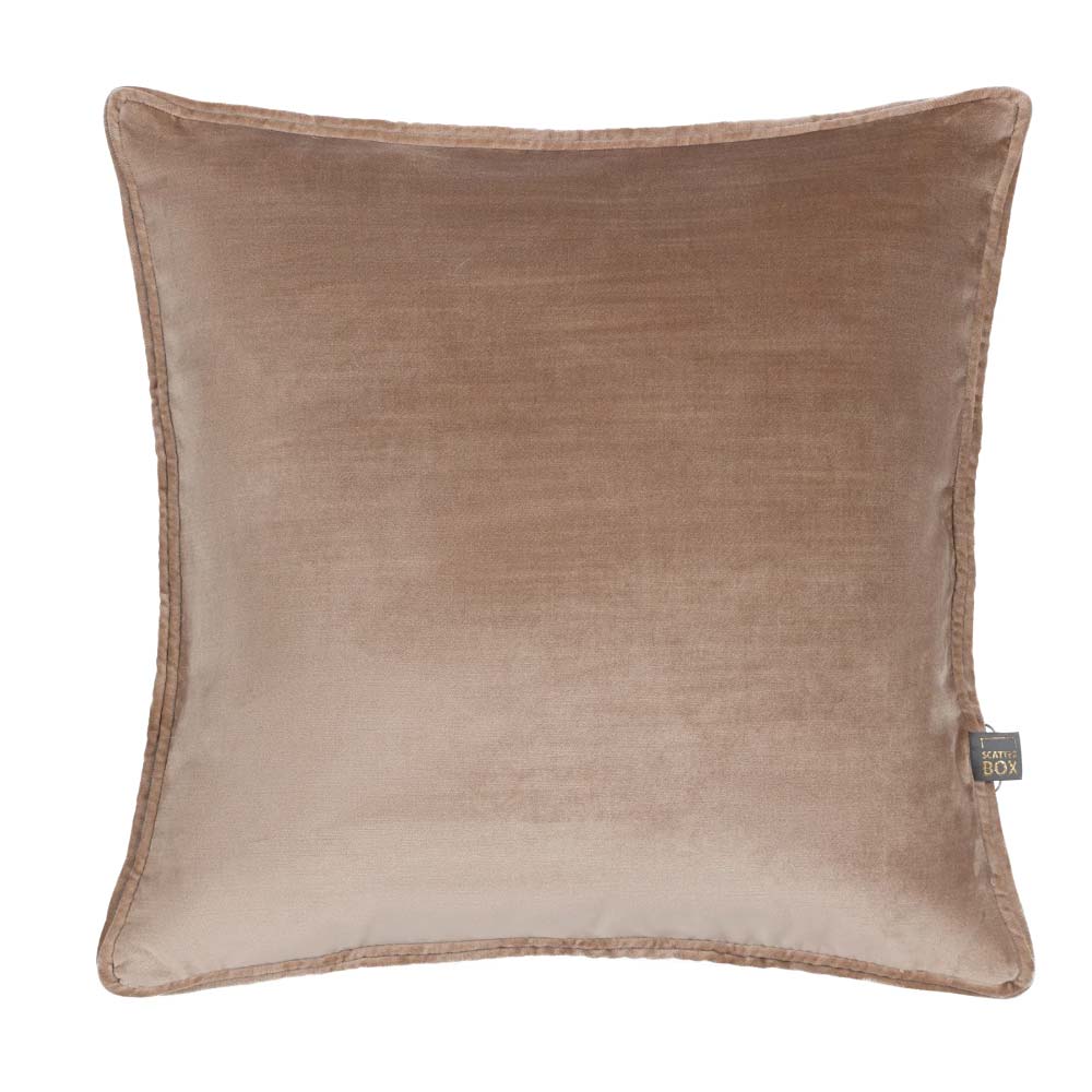 Darcy Velvet Square Cushion - Dusk Rose