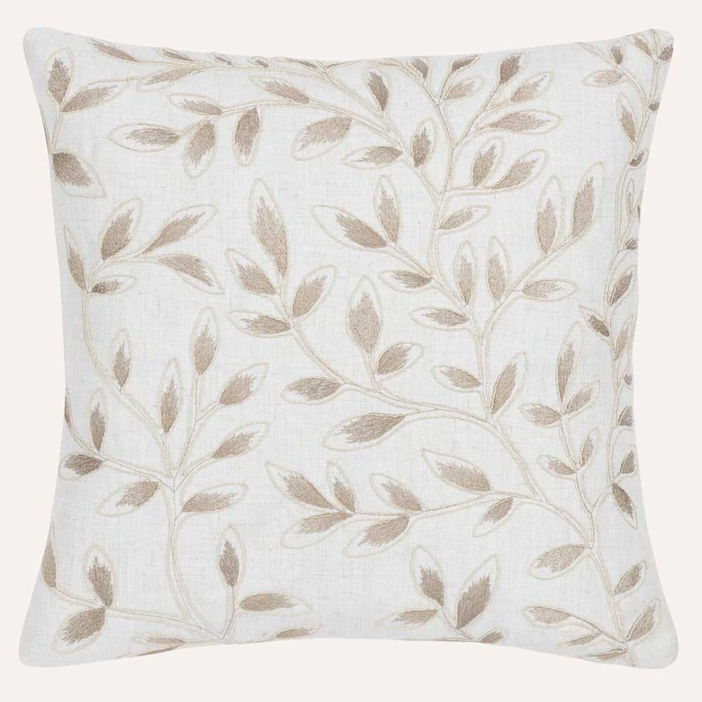 Delphine Square Cushion in Natural