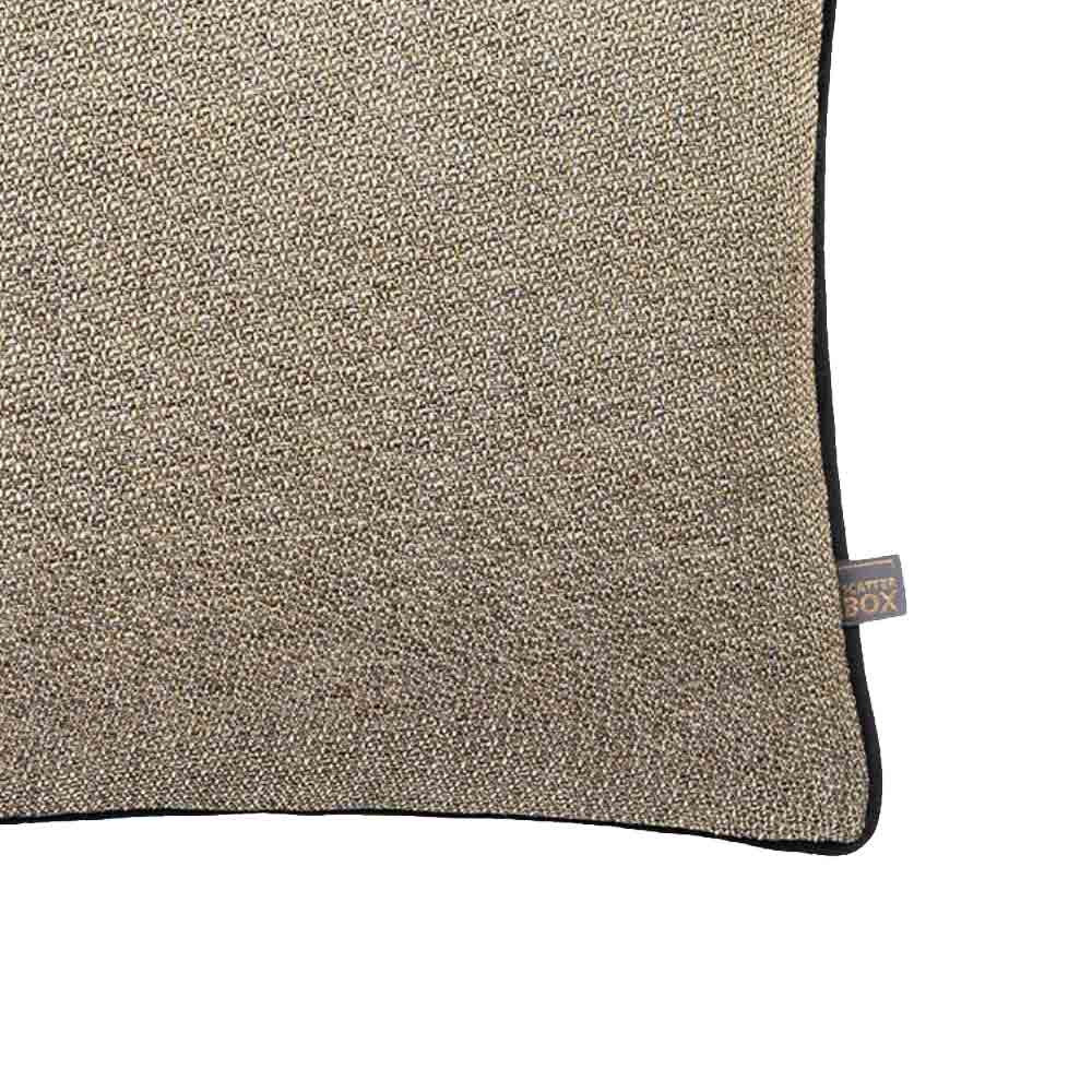 Demi Cushion in Gold/Black - Small Square