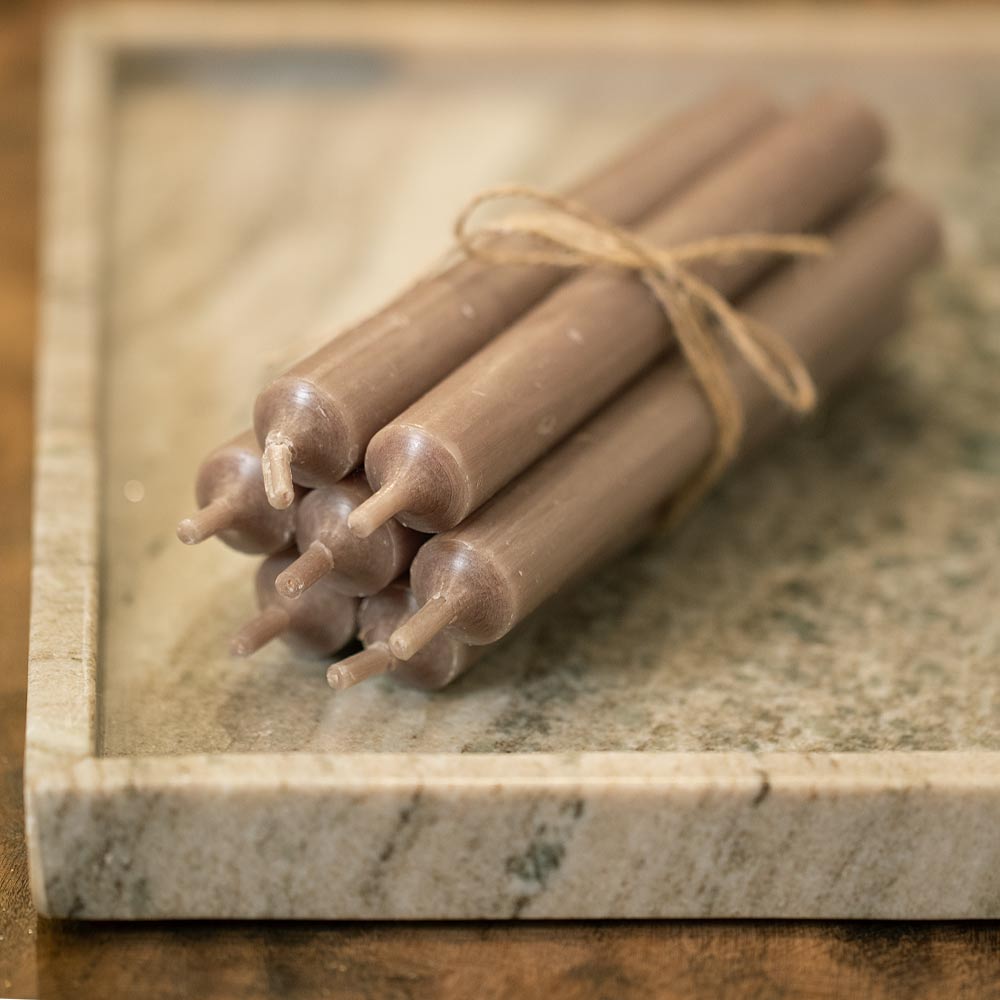 Dinner Candle - Linen