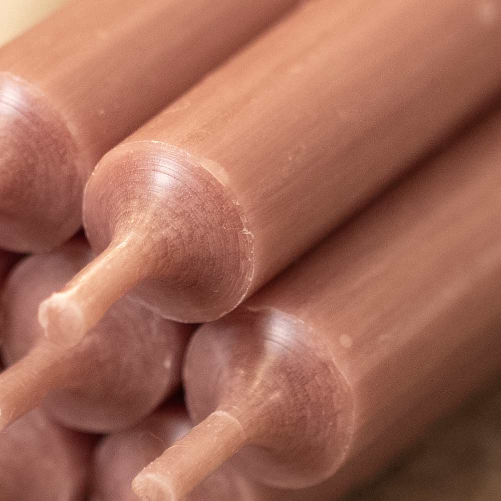 Dinner Candle - Taupe