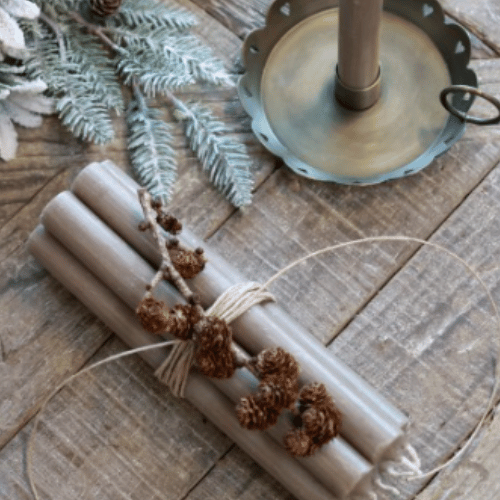 Dinner Candle Bundle - Linen