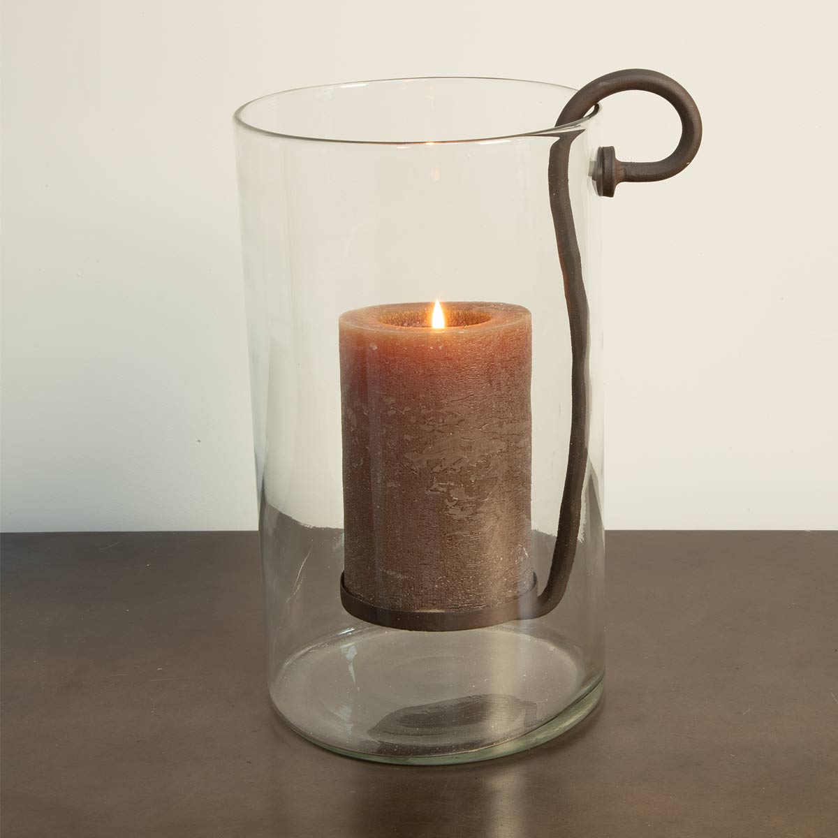 Dolega Glass Hurricane for Pillar Candle