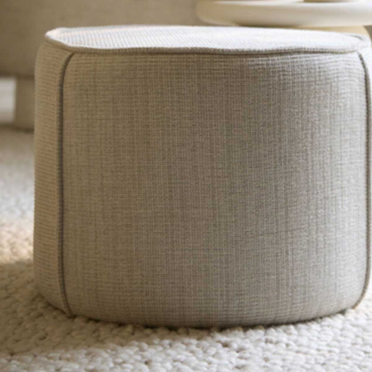 Domoni Stone Pouffe