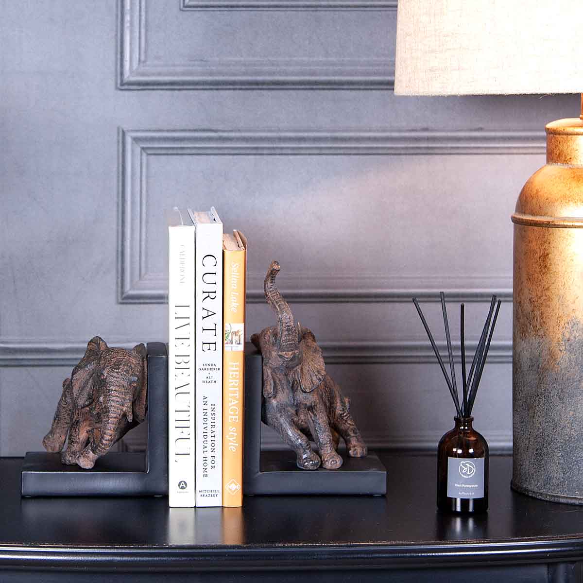 Elephant Bookends