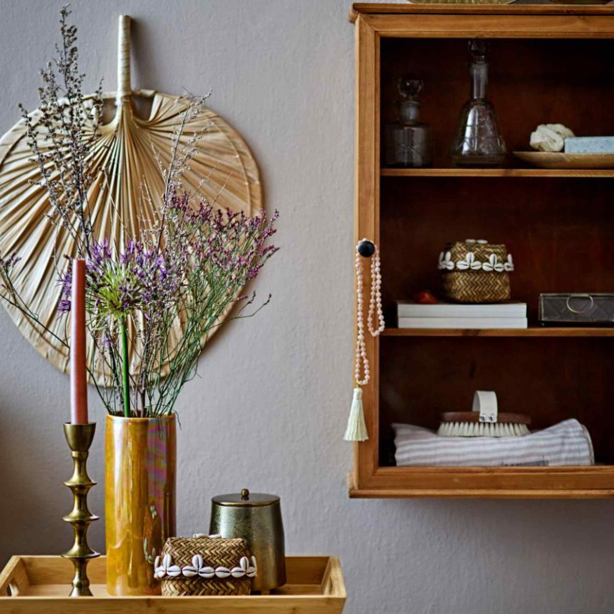 Elisa Brass Candle Holder