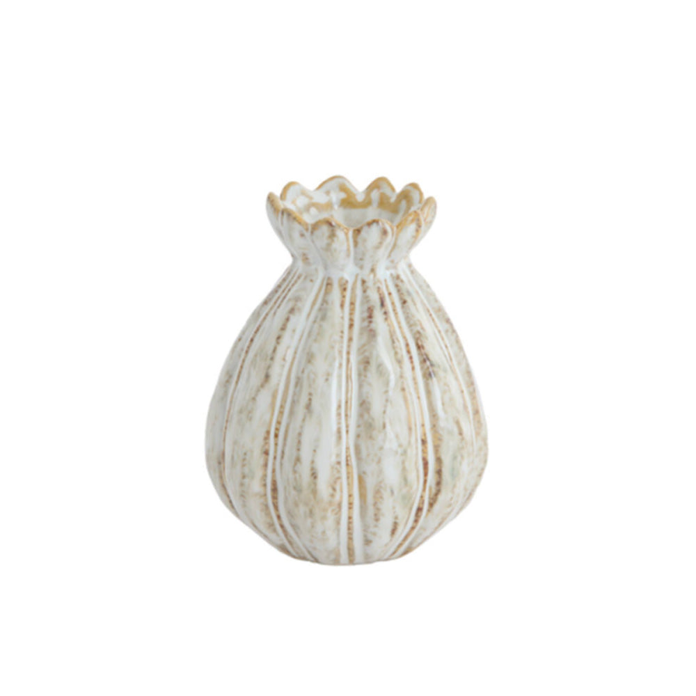 Felipe Ceramic Vase in Cream