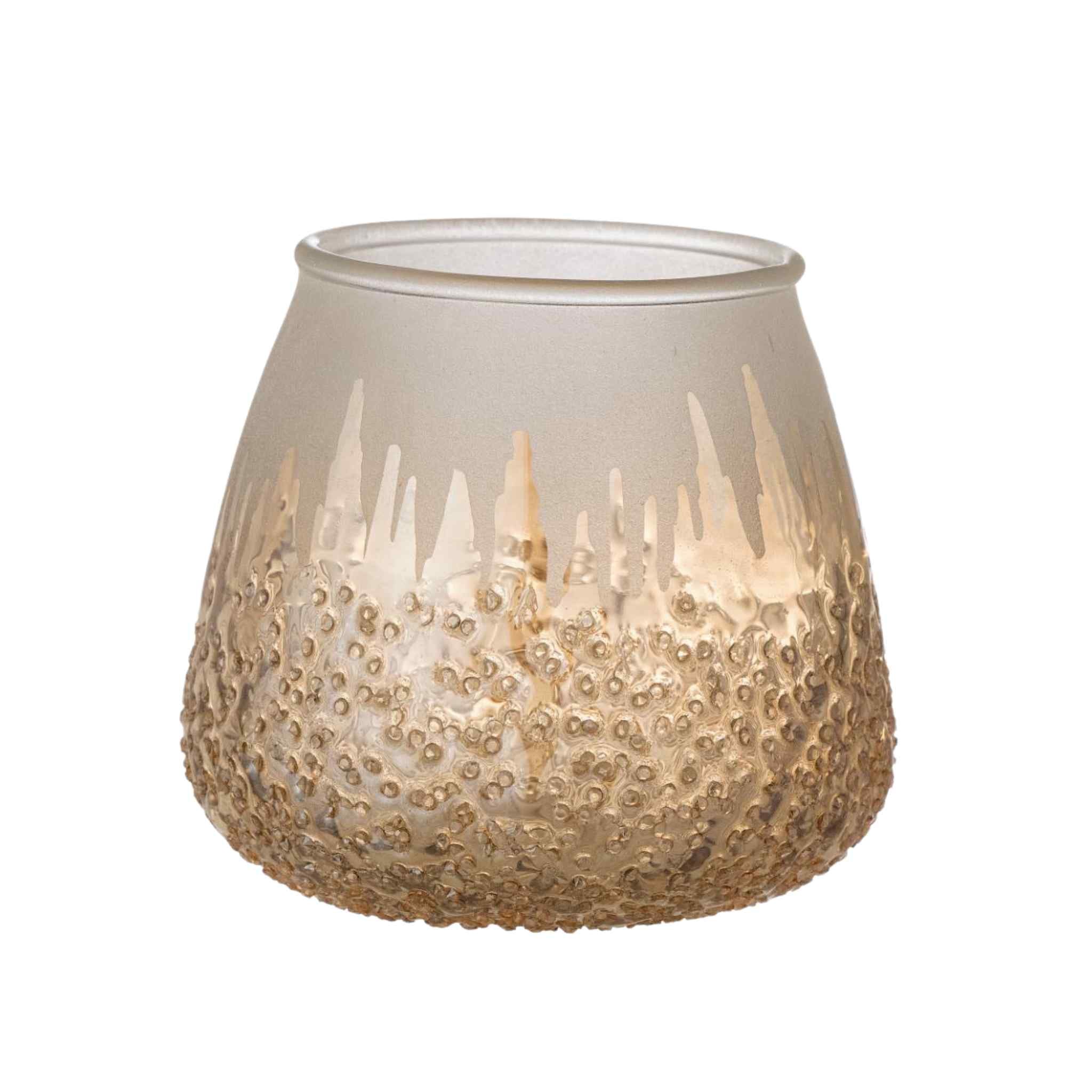 Fenjah Gold Glass Votive Holder
