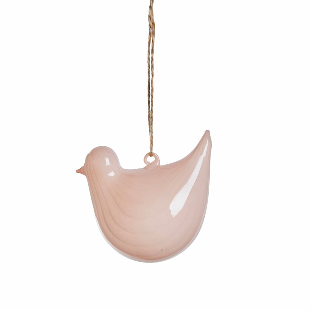 Feya Decorative Bird Ornament, Rose