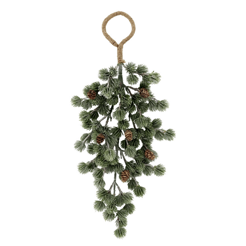 Fleur Cedar and Pine Cone Hanging Wreath