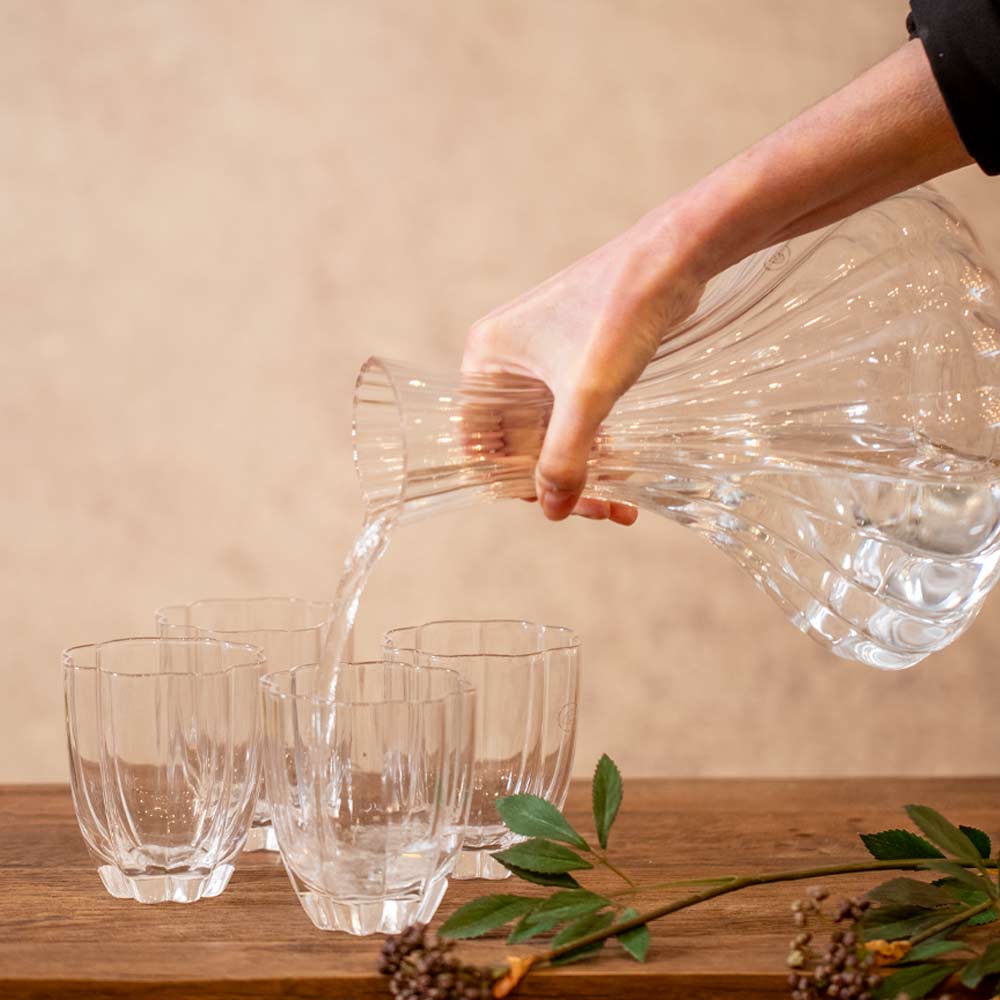 Floretta Clear Glass Decanter