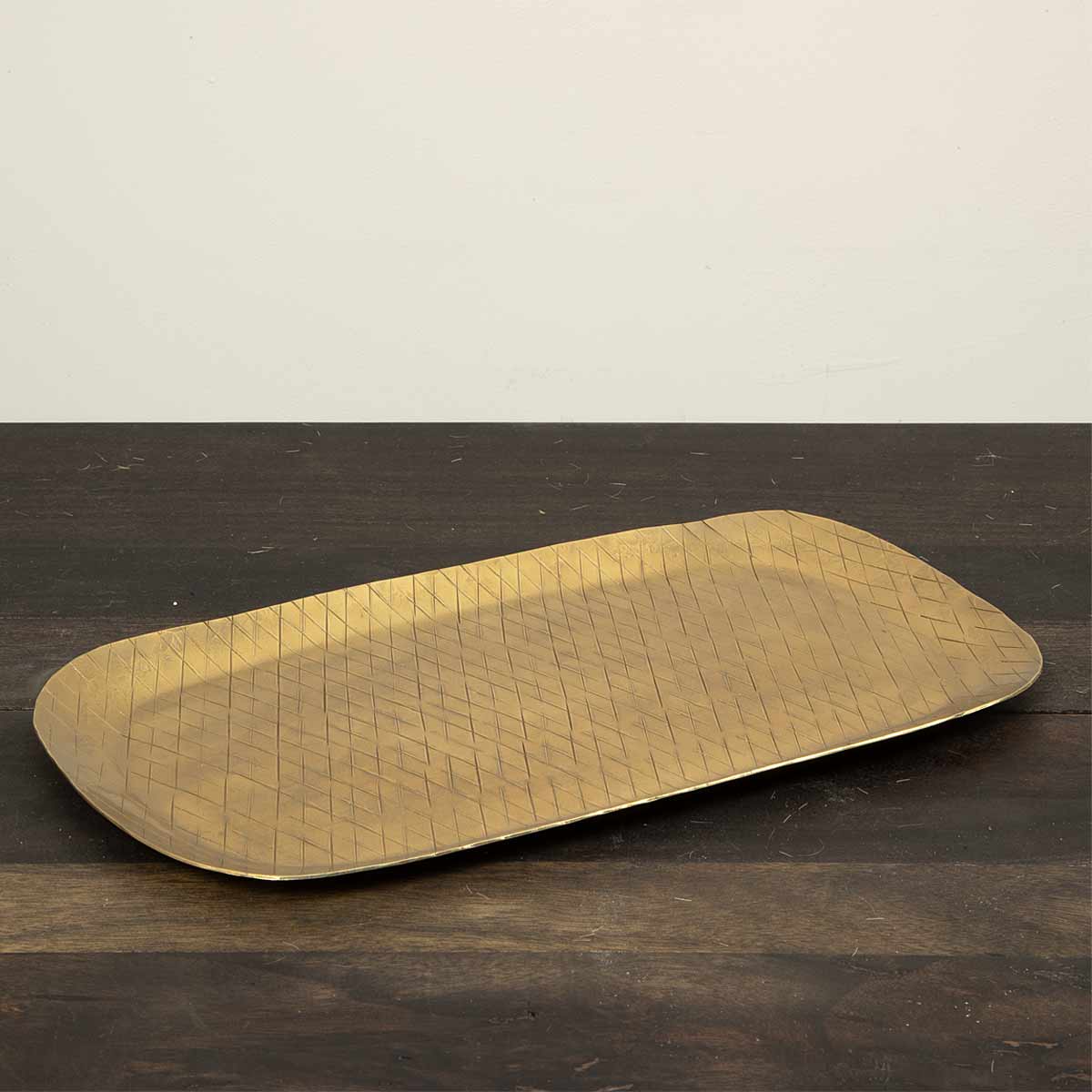 Forged Brass-effect Candle Tray