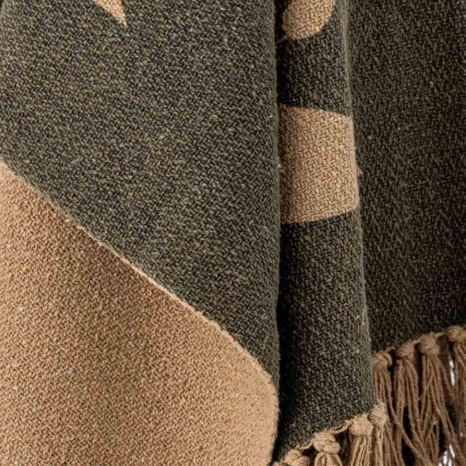Green Geneva Throw - Recycled Cotton