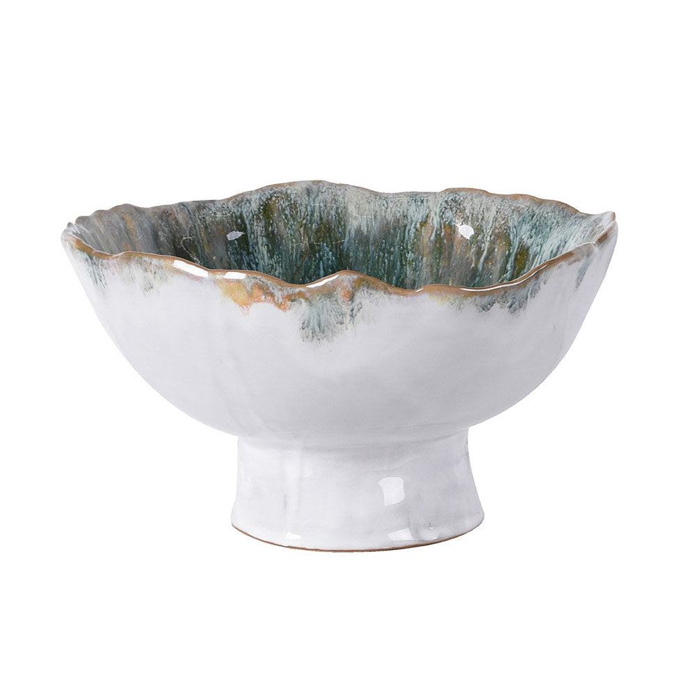Green Ombre Bowl on Stand