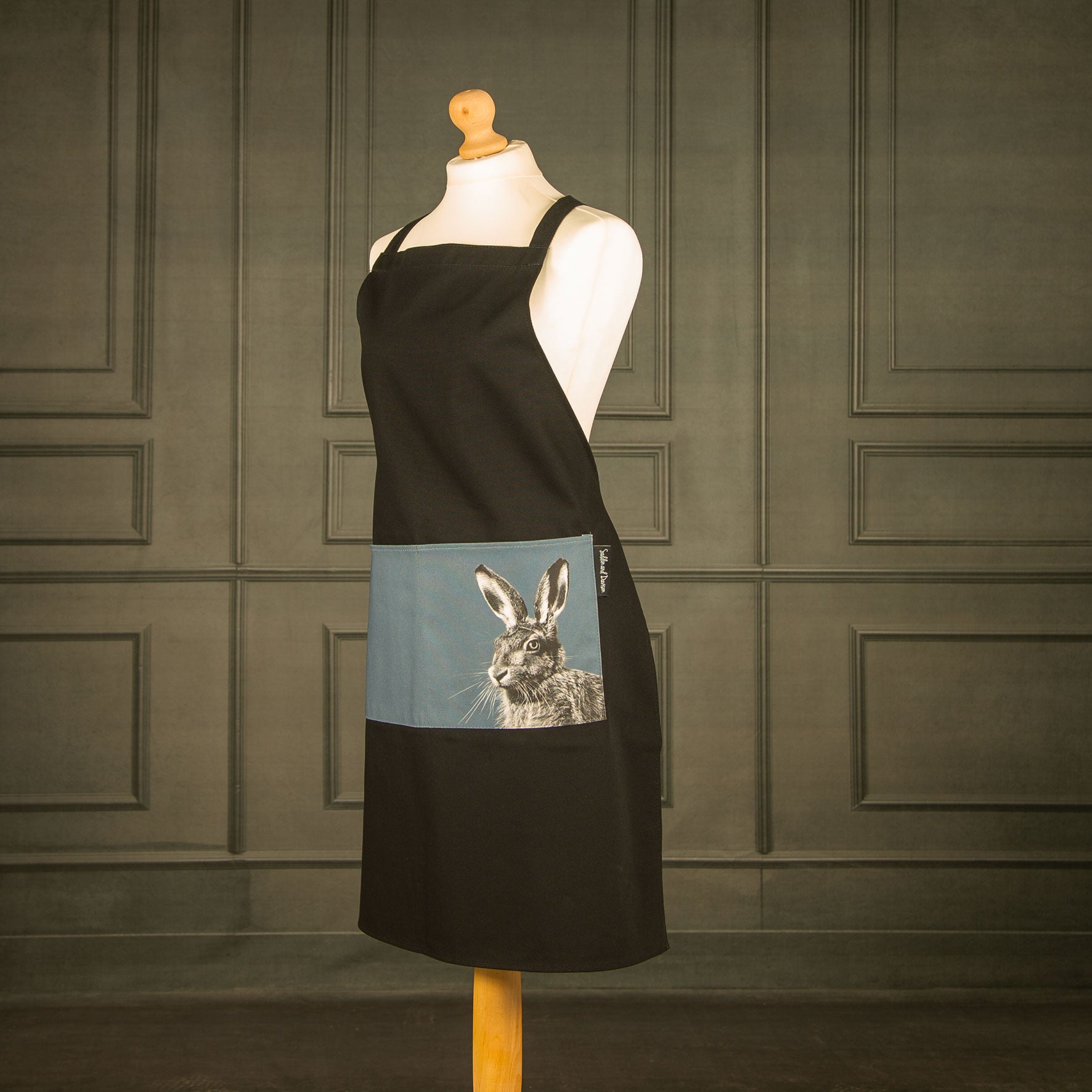 Hare Apron - Steel Blue
