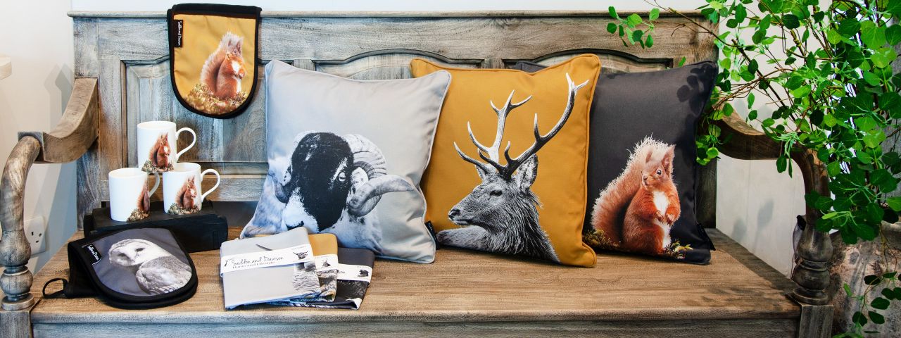 Header Image - Ochre and Grey - Seddon and Davison Homeware Collection
